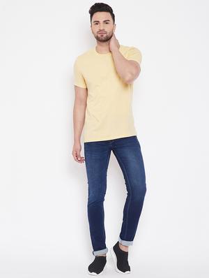 blue light washed denim jeans - 16706004 - Standard Image - 4