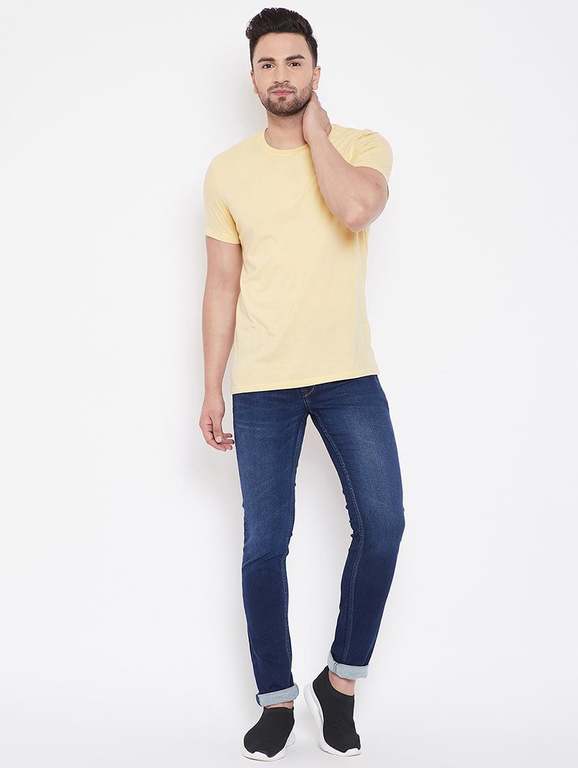 blue light washed denim jeans - 16706004 - Zoom Image - 4