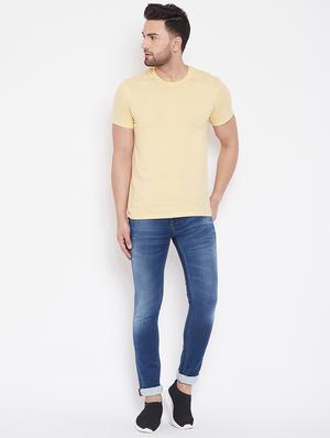 blue light washed denim jeans - 16706011 - Standard Image - 4