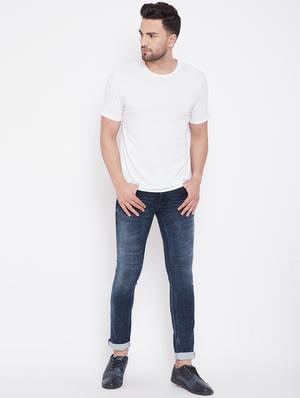 blue light washed jeans - 16706024 - Standard Image - 4
