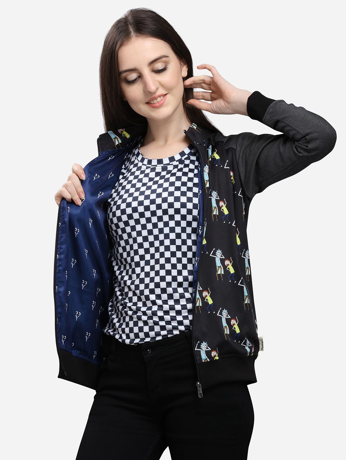 quirky sleeved mandarin neck jacket - 16706209 - Zoom Image - 4