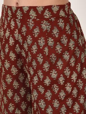 printed kurta palazzo set - 16708030 - Standard Image - 7