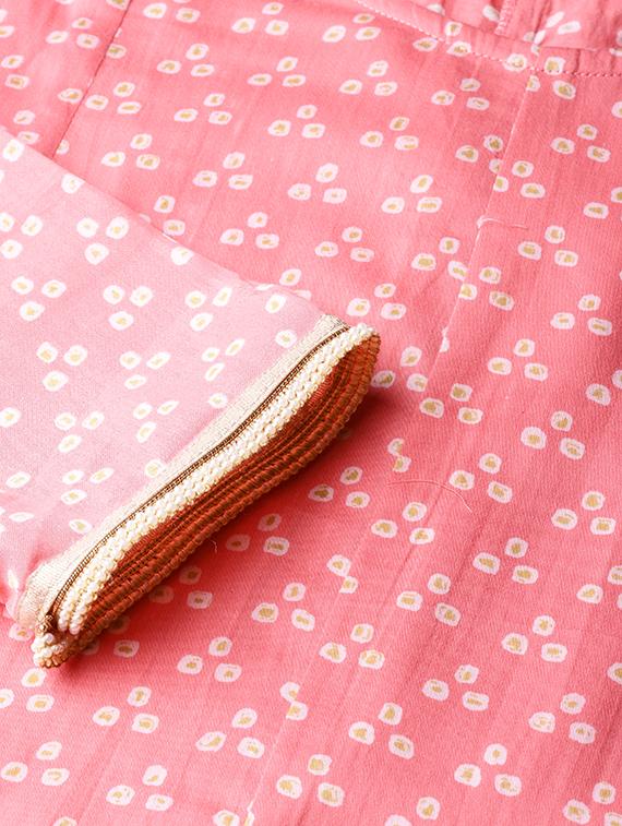 bandhani printed kurta salwar set - 16708369 - Zoom Image - 4