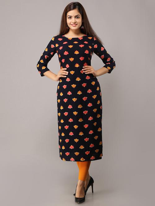 floral straight kurta - 16708852 - Very Small Image - 1