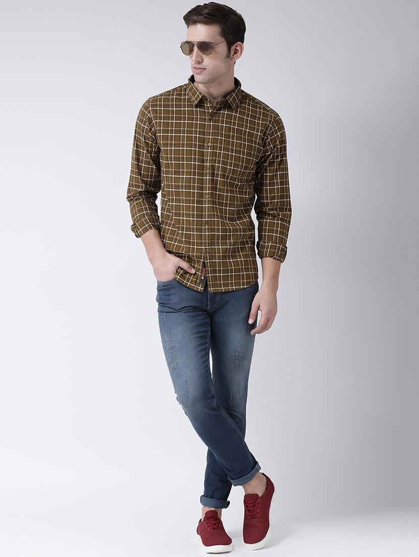 green checkered casual shirt - 16709415 - Zoom Image - 4