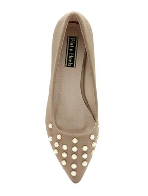 brown slip on pumps - 16709788 - Standard Image - 4