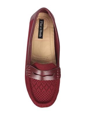 maroon slip on loafers - 16709797 - Standard Image - 4