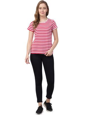 round neck striped tee - 16710622 - Standard Image - 4
