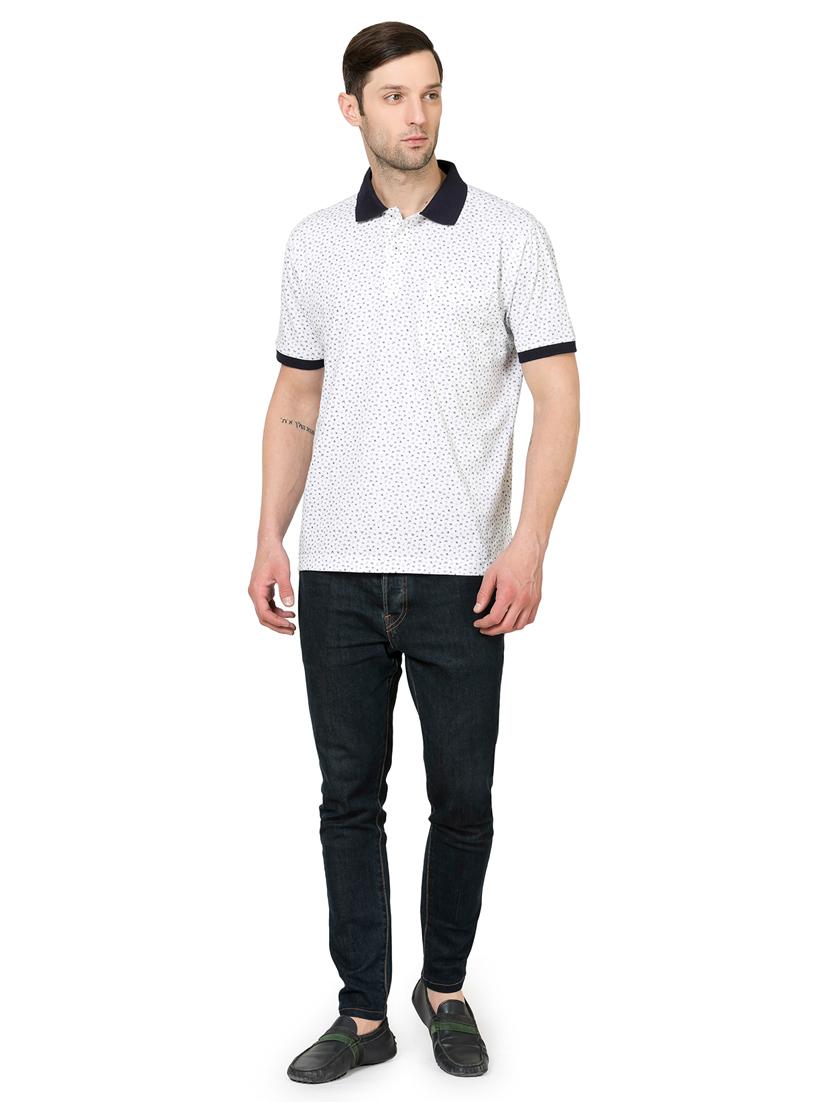 white printed t-shirt - 16711017 - Zoom Image - 4