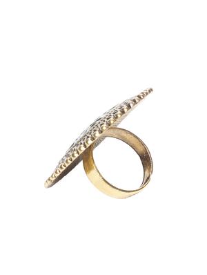 green gold plated finger ring - 16711136 - Standard Image - 4