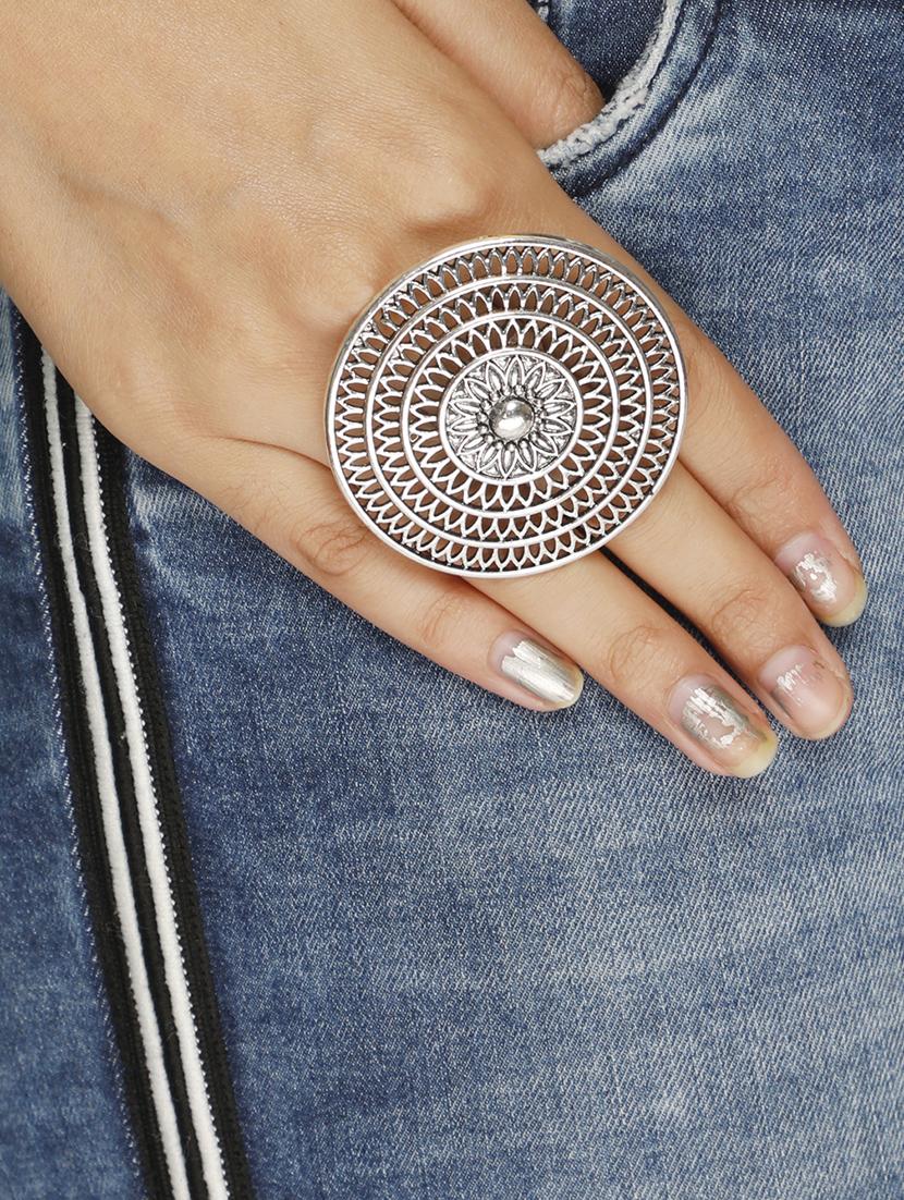 silver plated finger ring - 16711140 - Zoom Image - 4