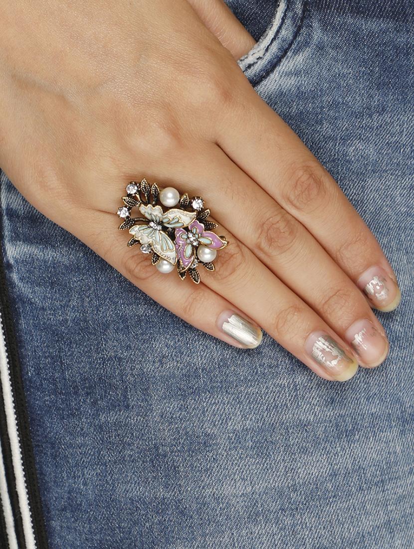 gold plated finger ring - 16711143 - Zoom Image - 4