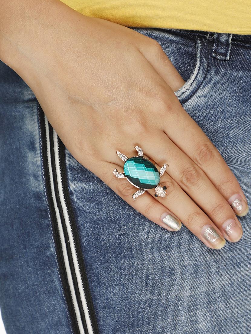 gold plated finger ring - 16711152 - Zoom Image - 4