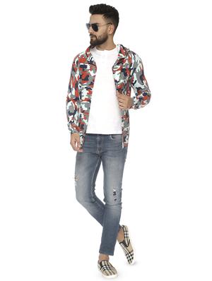 red camouflage printed shrug - 16711570 - Standard Image - 4