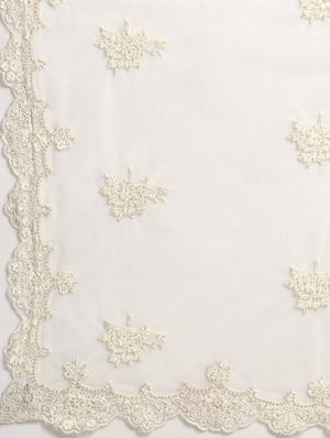 net embroidered saree with blouse - 16711643 - Standard Image - 4