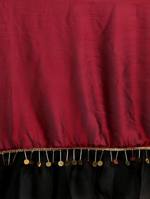 solid ruffled saree with blouse - 16711646 - Standard Image - 4
