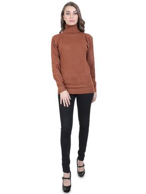 turtle neck solid pullover - 16712006 - Standard Image - 4