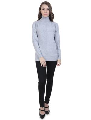 turtle neck solid pullover - 16712011 - Standard Image - 4