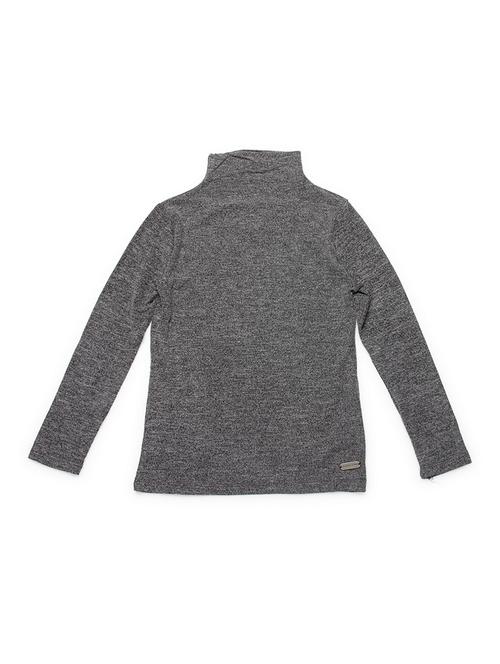 grey cotton blend regular top - 16712146 - Standard Image - 1