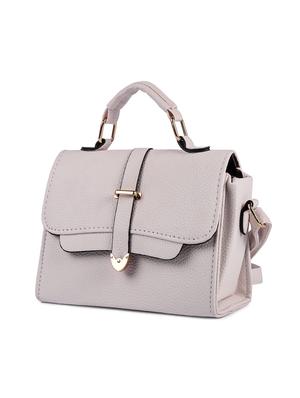 grey polyester regular sling bag - 16712577 - Standard Image - 4