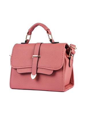pink polyester regular sling bag - 16712582 - Standard Image - 4