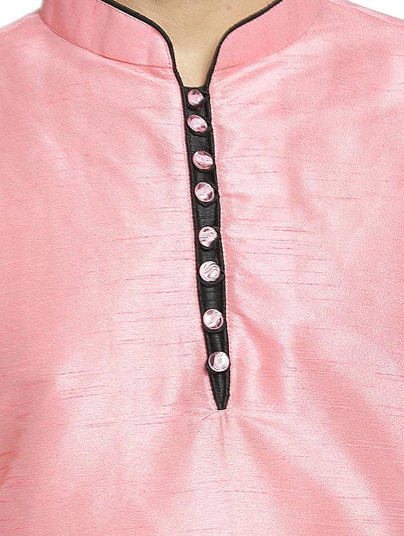 pink solid kurta pyjama set - 16712671 - Zoom Image - 4
