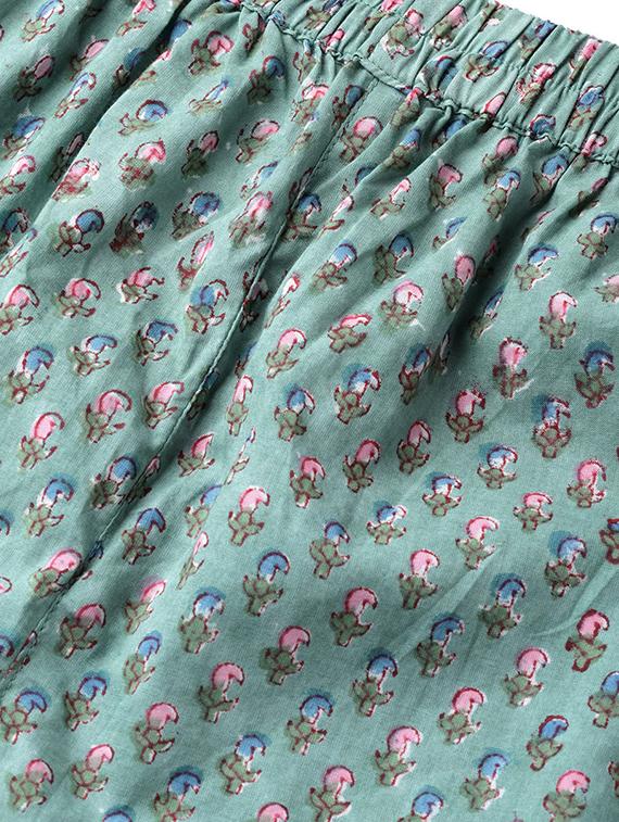 pintucks kurta pant set - 16712954 - Zoom Image - 4