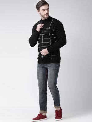 black checkered pullover - 16713512 - Standard Image - 4