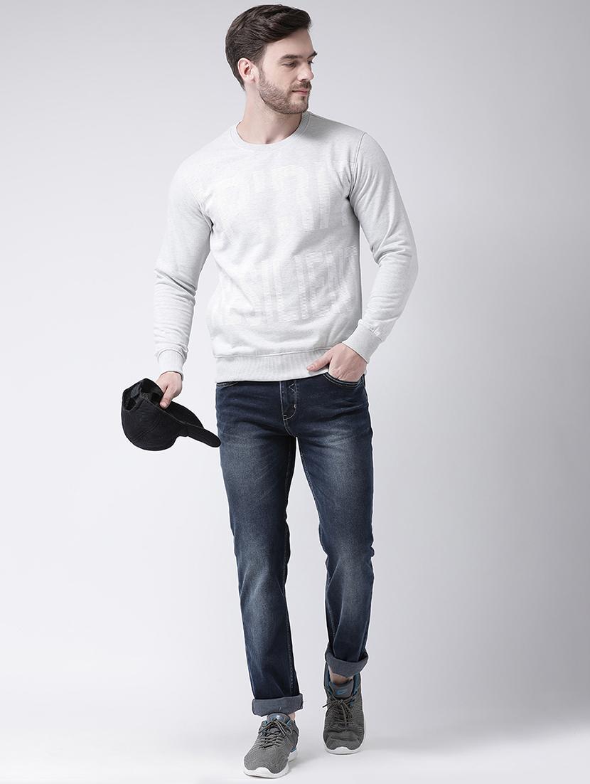 grey front print sweatshirt - 16713569 - Zoom Image - 4