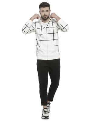 white checkered hooded sweatshirt - 16713895 - Standard Image - 4