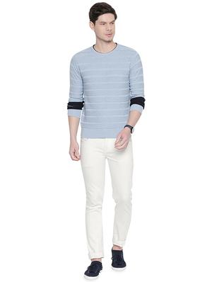 light blue striped pullover - 16713989 - Standard Image - 4