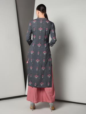 floral kurta palazzo set - 16714194 - Standard Image - 4