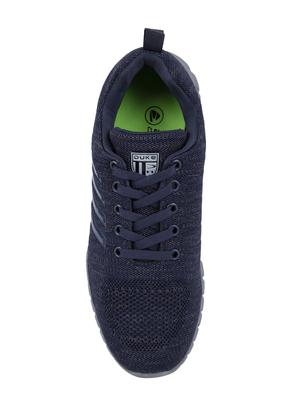 blue fabric lace up sport shoes - 16714293 - Standard Image - 4