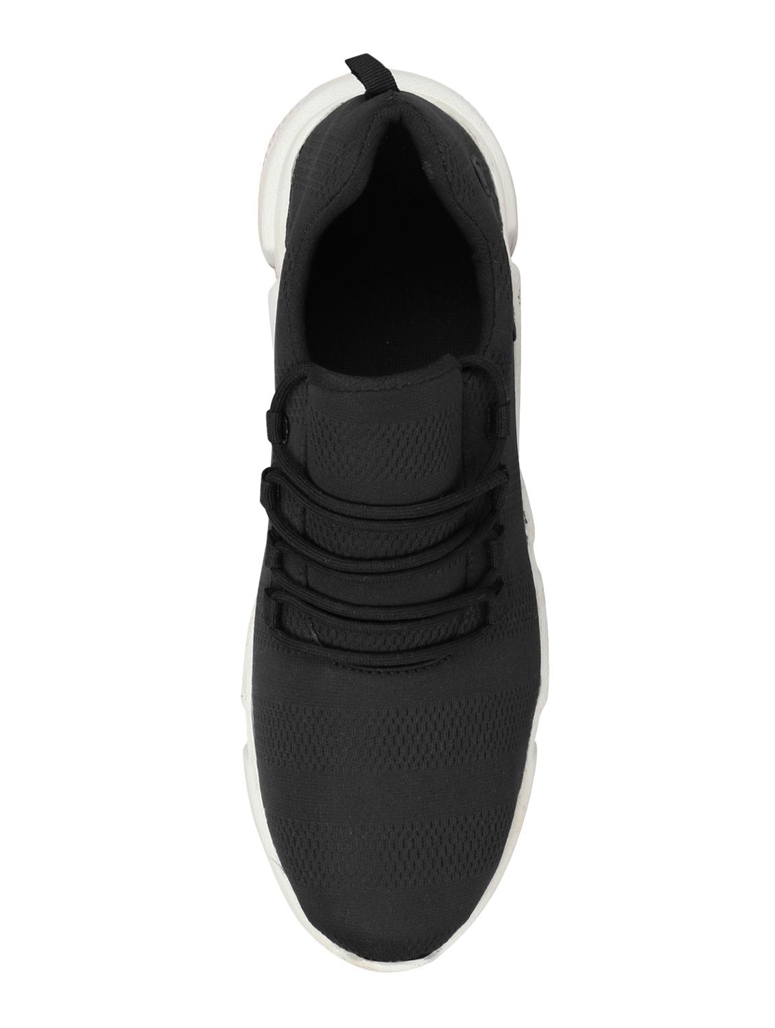 black fabric lace up sport shoes - 16714344 - Zoom Image - 4