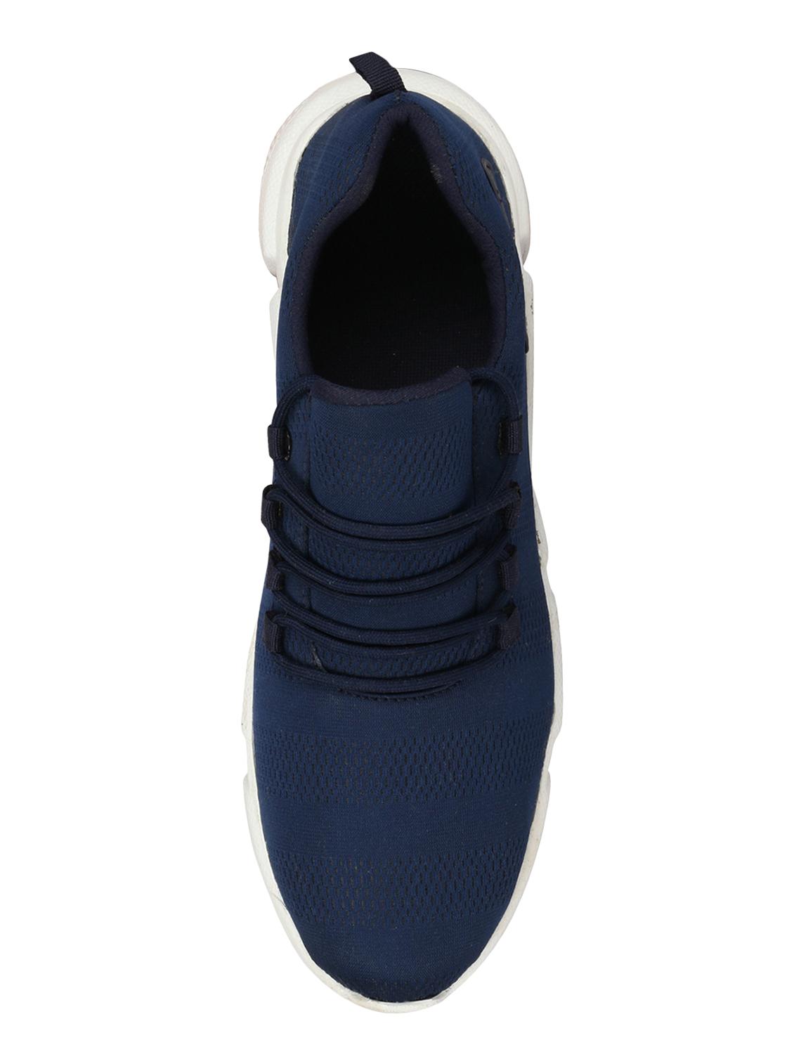 blue fabric lace up sport shoes - 16714345 - Zoom Image - 4