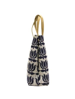 blue canvas handbag - 16717086 - Standard Image - 4