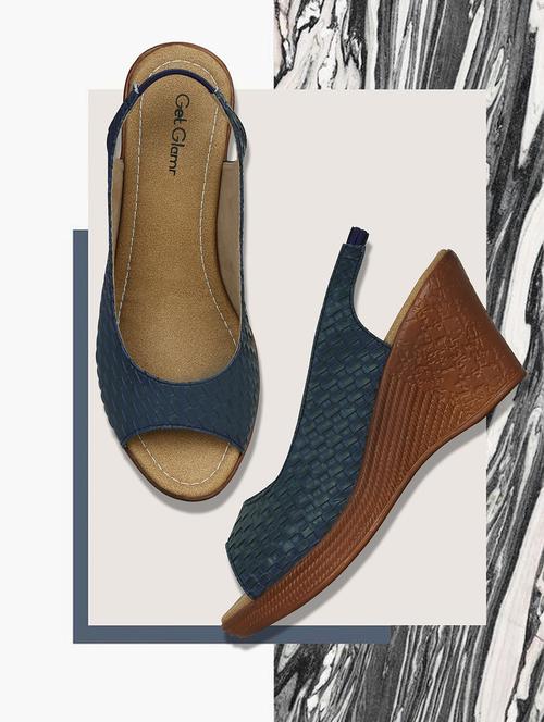 blue back strap wedges - 16717323 - Standard Image - 1