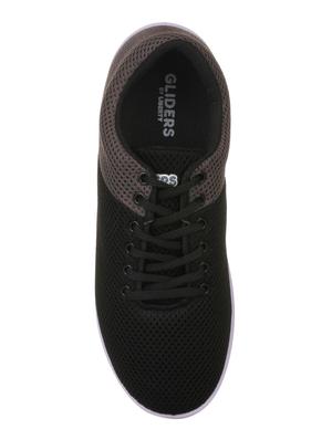 black mesh lace up sneakers - 16718215 - Standard Image - 4