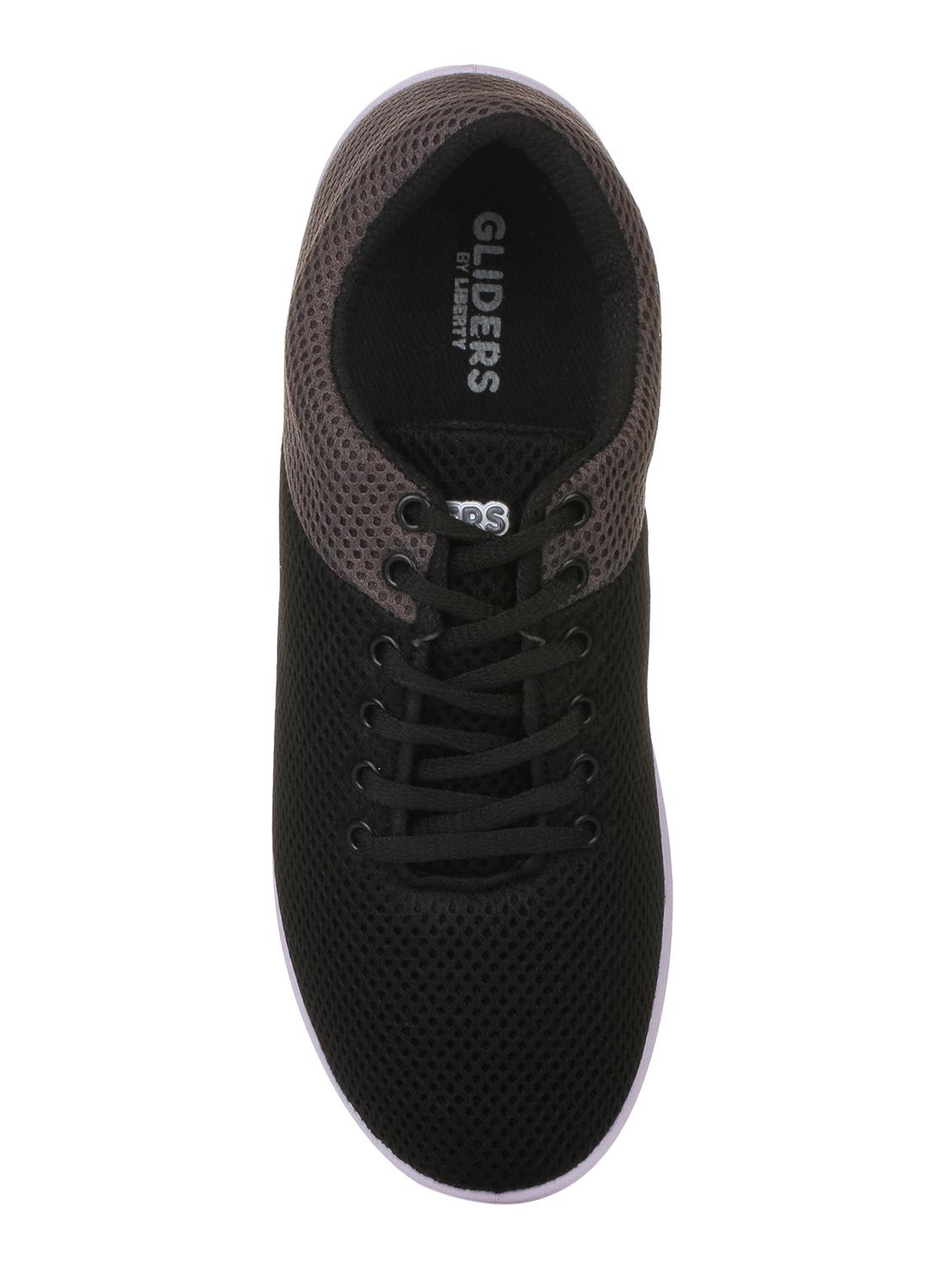 black mesh lace up sneakers - 16718215 - Zoom Image - 4
