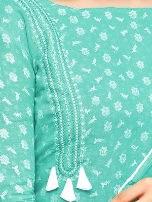 floral printed unstitched suit set - 16719469 - Standard Image - 4