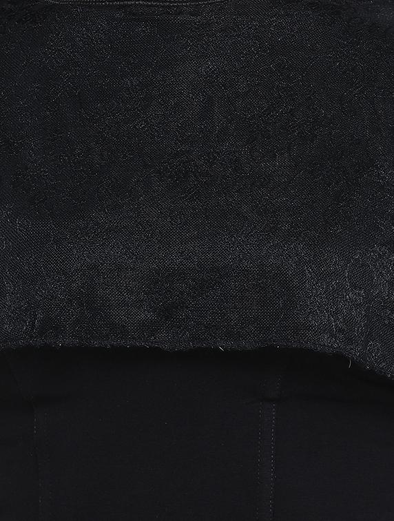 cape style solid blouse - 16719655 - Zoom Image - 4