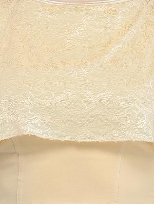 cape style solid blouse - 16719657 - Standard Image - 4