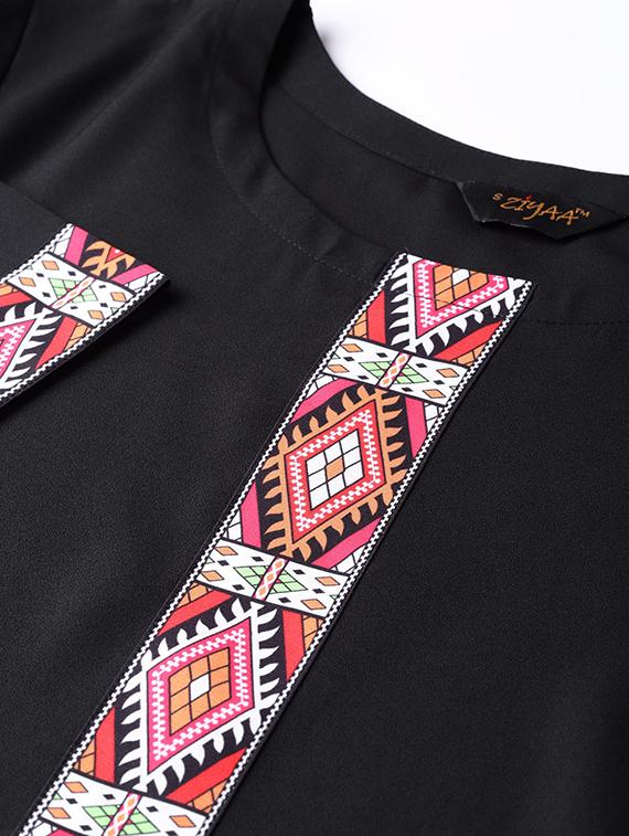 solid straight kurta - 16719839 - Zoom Image - 4