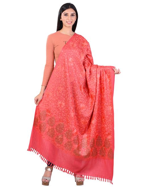 embellished pashmina shawl - 16720183 - Standard Image - 1