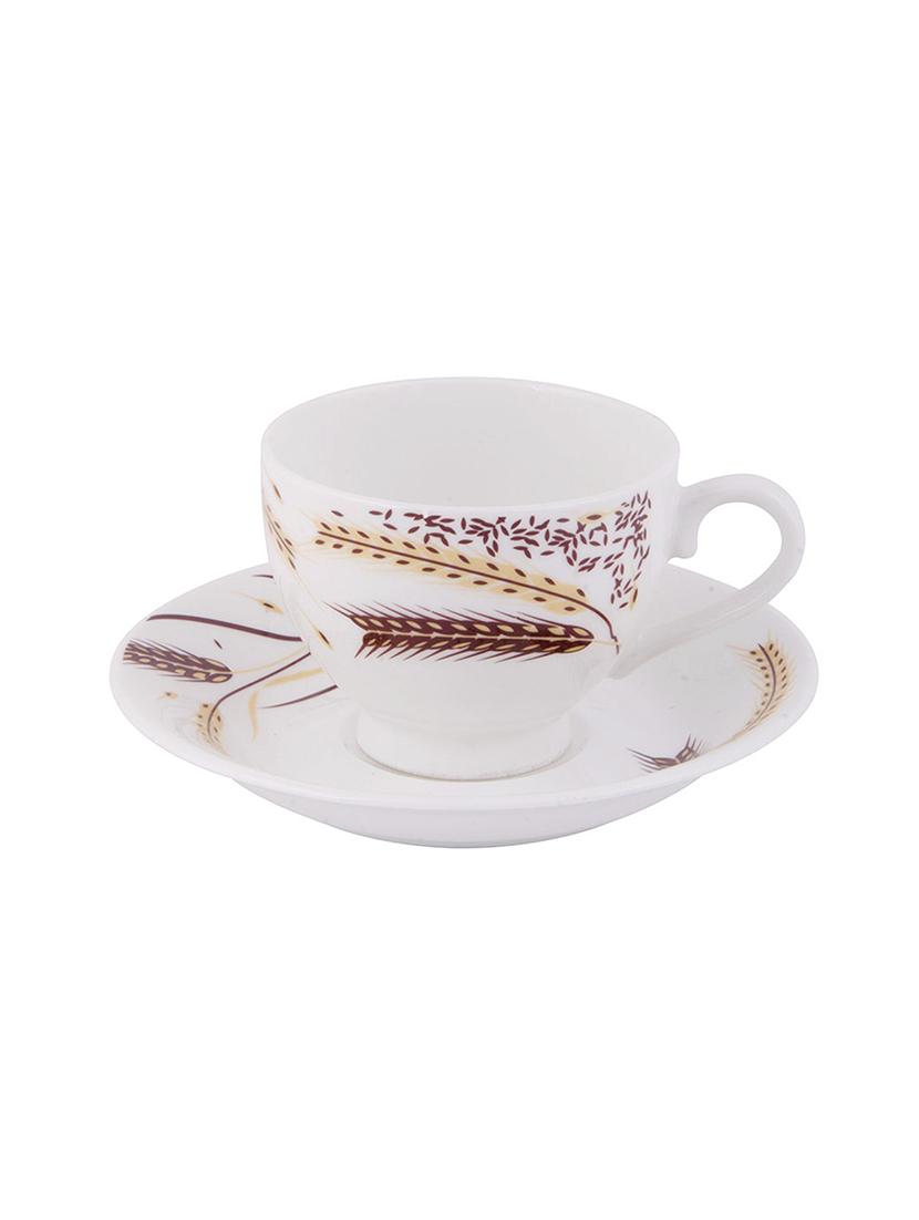 cup saucer set with floral design (set of 12 pcs) - 16720352 - Zoom Image - 4