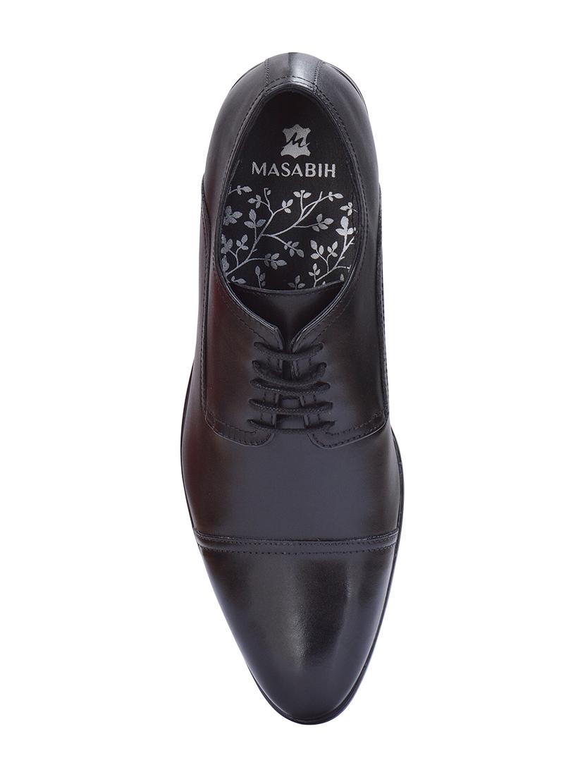 black leather lace-up derbys - 16721225 - Zoom Image - 4