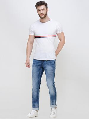 blue heavy washed jeans - 16721510 - Standard Image - 4