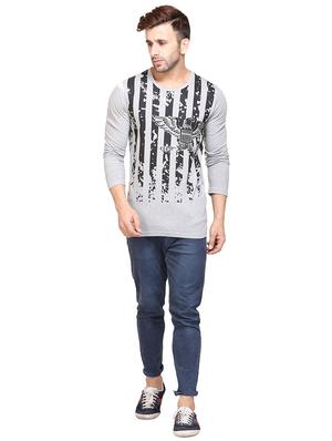 grey printed t-shirt - 16721606 - Standard Image - 4