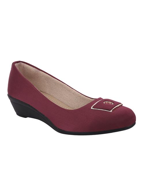 red slip on ballerinas - 16722859 - Standard Image - 1