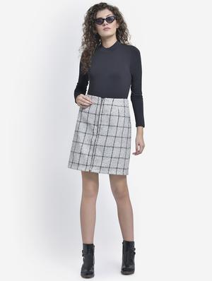 high rise a-line wool skirt - 16724657 - Standard Image - 4